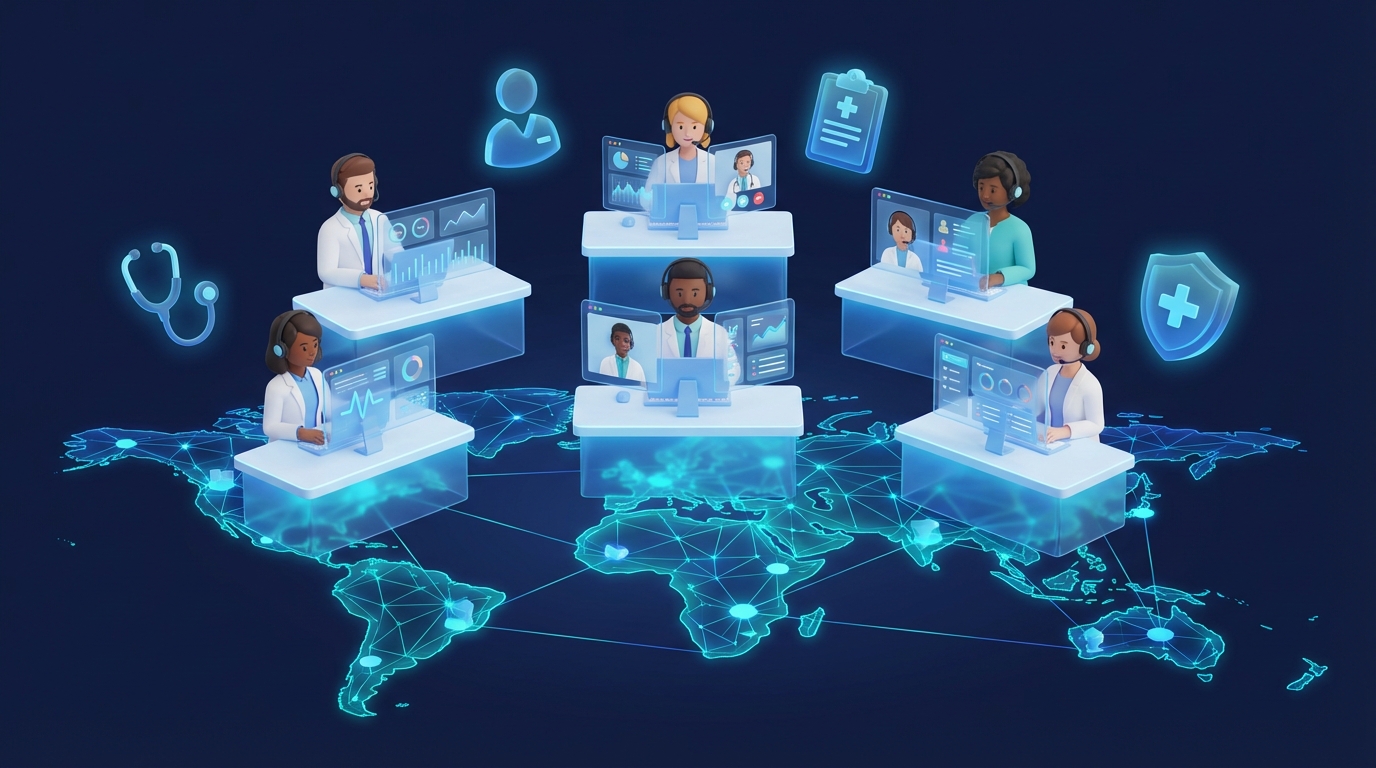 Global team of medical virtual assistants ready to support your clinic